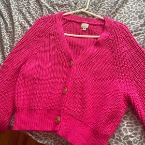 Pink Cardigan